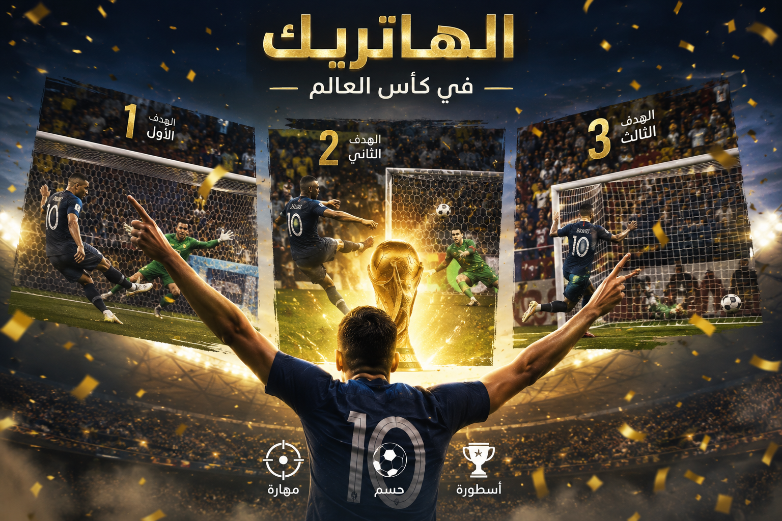 الهاتريك في كأس العالم.. جميع الثلاثيات والأرقام القياسية حتى مونديال 2026
